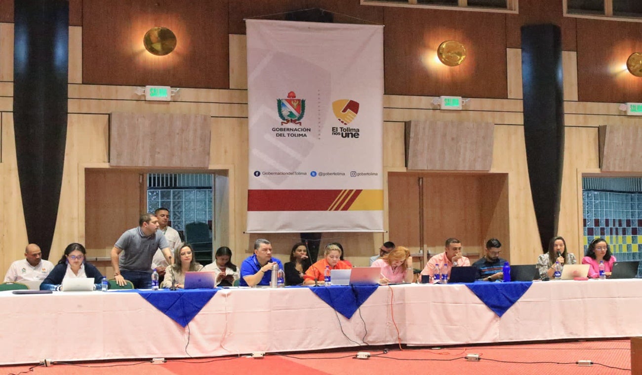 Consejo de gobierno en el Tolima