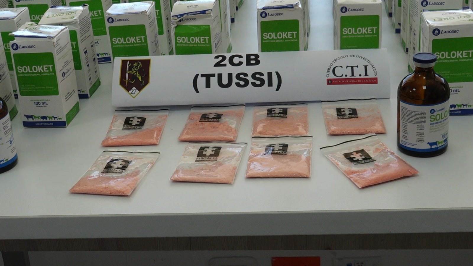 Cargamento con 21 mil dosis Ketamina fue incautado en el sur del Huila