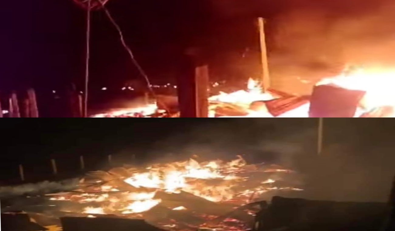 Incendio estructural Santa Isabel