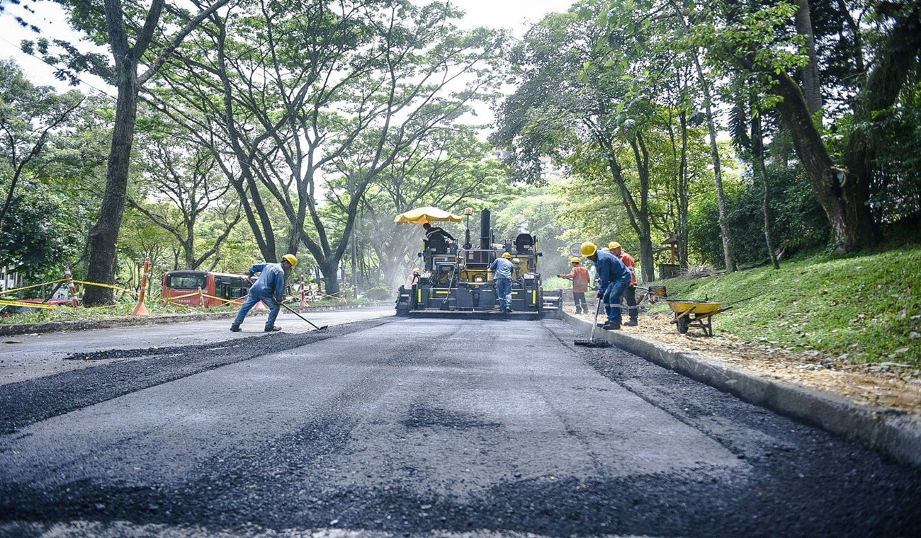 Obras de pavimentación Ibagué