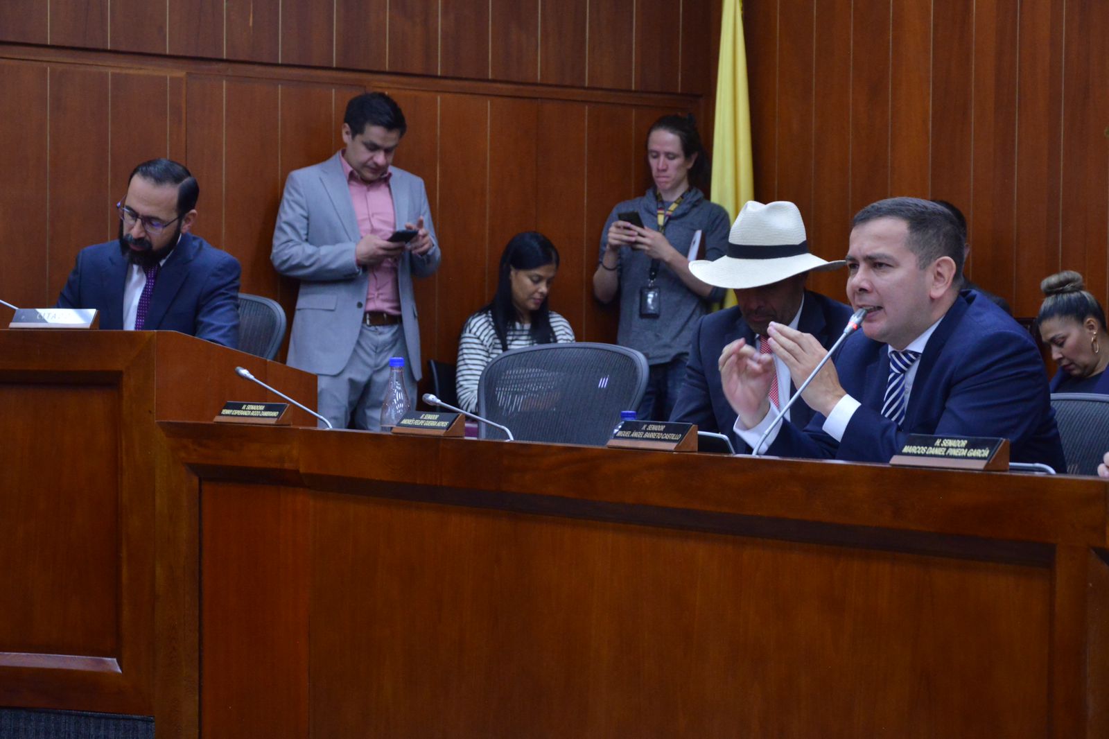 Senador Miguel Barreto energía