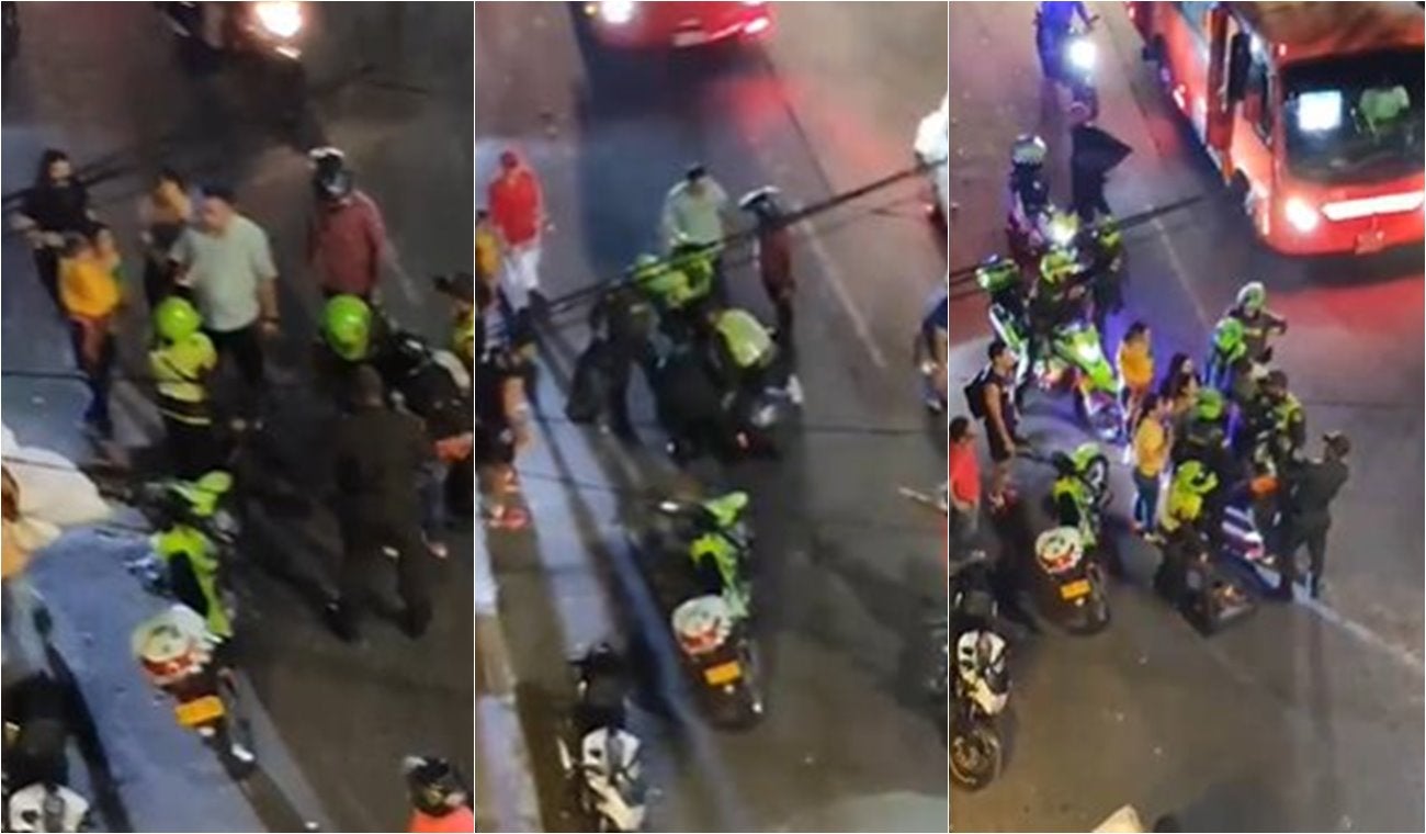 ¡Qué peligro! Dos sujetos atracaron con mini uzi y cuchillo en el Doraditos y Sazón de la 11 con 5ª en Ibagué