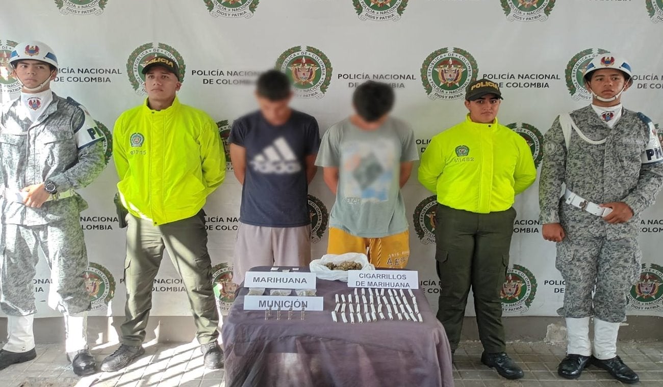 Tras cinematográfico operativo cayeron los reconocidos microtraficantes, alias ‘El Flaco y Gufy’ en Melgar