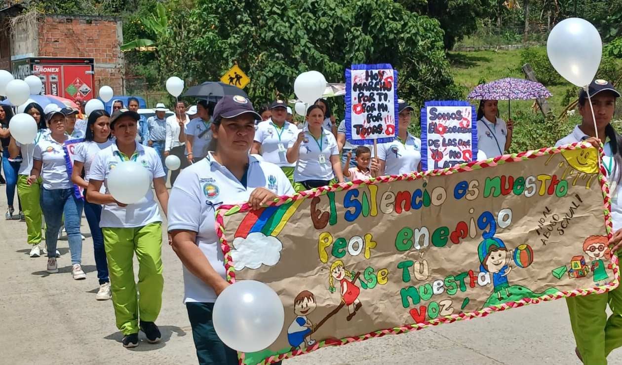 Marcha en San Antonio, Tolima
