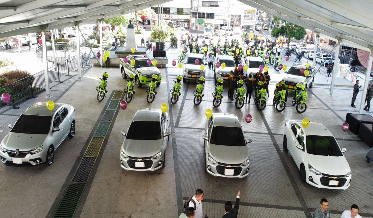 Entregan parque automotor a las autoridades en el Tolima
