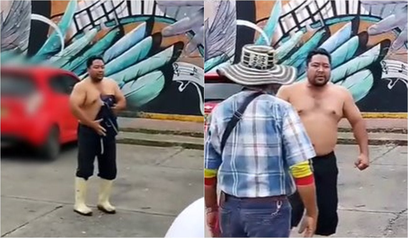 Autoridades se pronunciaron frente al caso donde un hombre dijo ser ‘paraco’ en la Plaza del Jardín