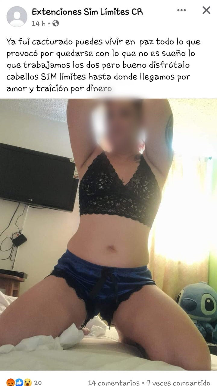 Publicación en Facebook