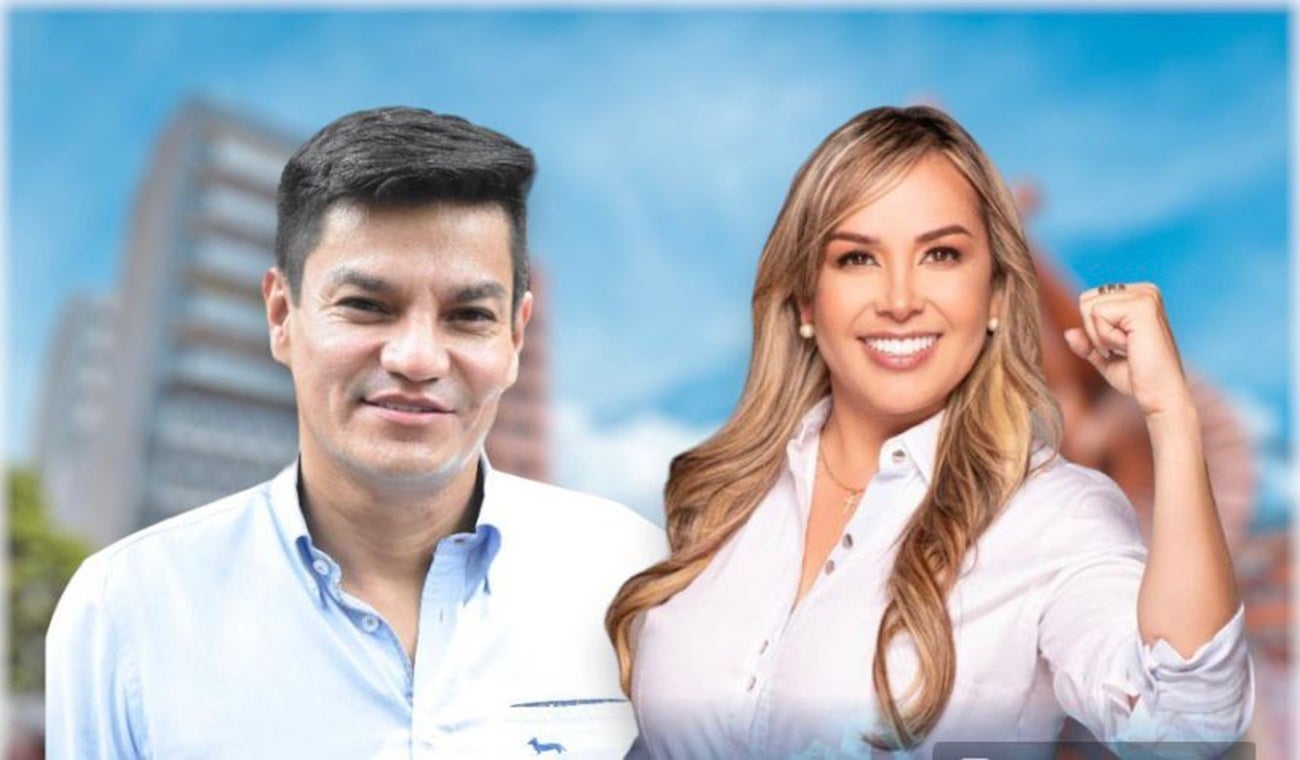 Candidata a la Alcaldía de Ibagué, Johana Aranda y Óscar Berbeo exsecretaio de Movilidad