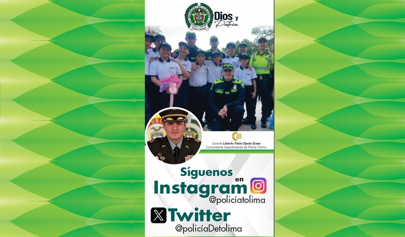Redes Policía Tolima