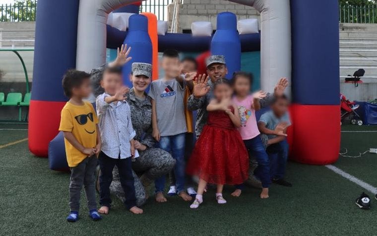 Una tarde de alegría y esperanza vivieron niños de la Comisaría de Familia en Melgar, Tolima