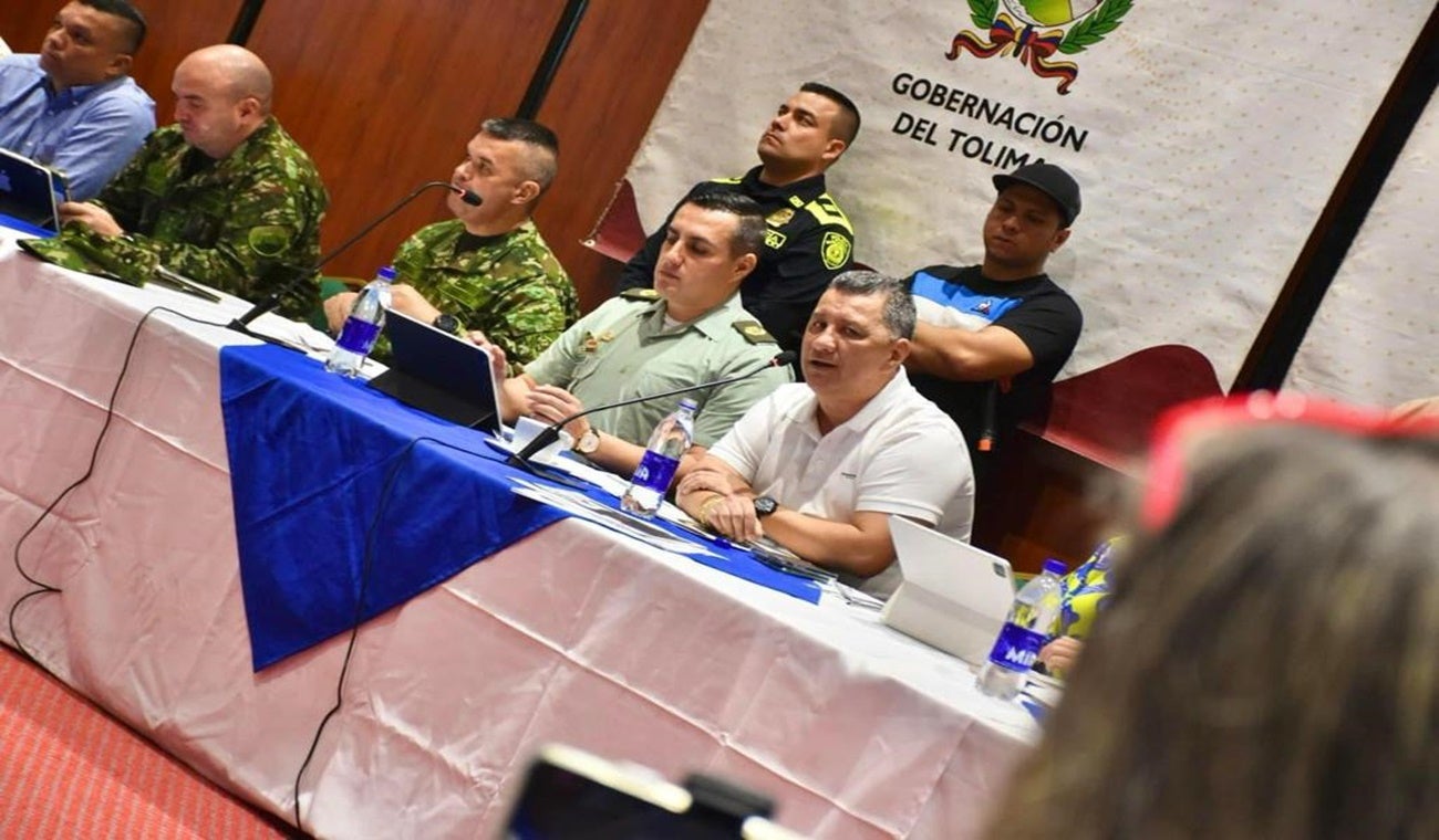 Gobernador Tolima - seguridad