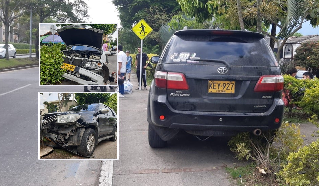 Tras violento accidente quedaron 6 personas heridas sobre la Guabinal