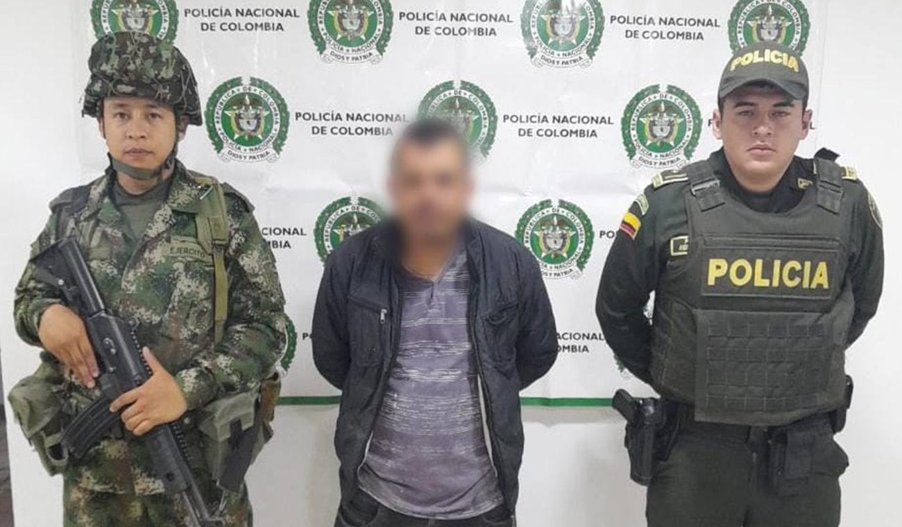 Ejército y Policía capturaron a alias ‘Richard’, requerido por el delito de concierto para delinquir en Herrera – Tolima