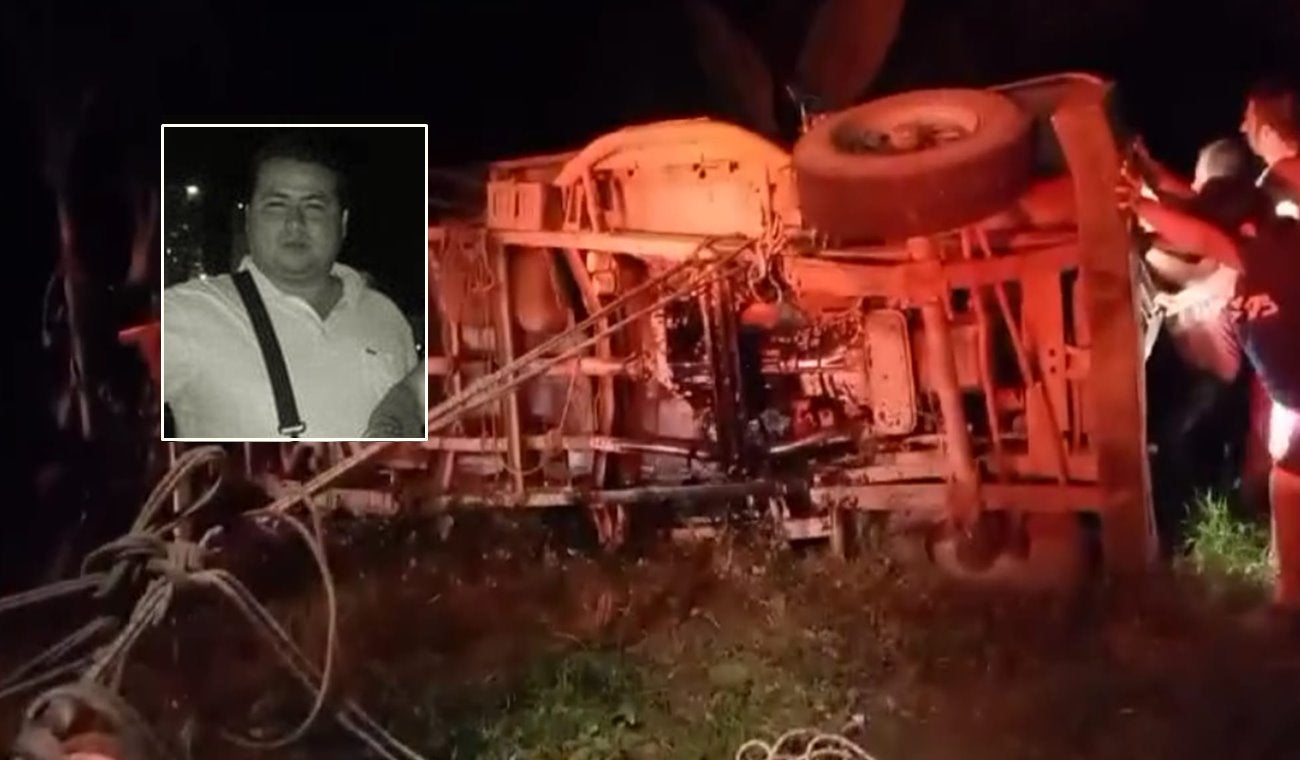 En trágico accidente falleció un ganadero, al volcarse camioneta sobre la vía que conduce de Ortega a Olaya Herrera