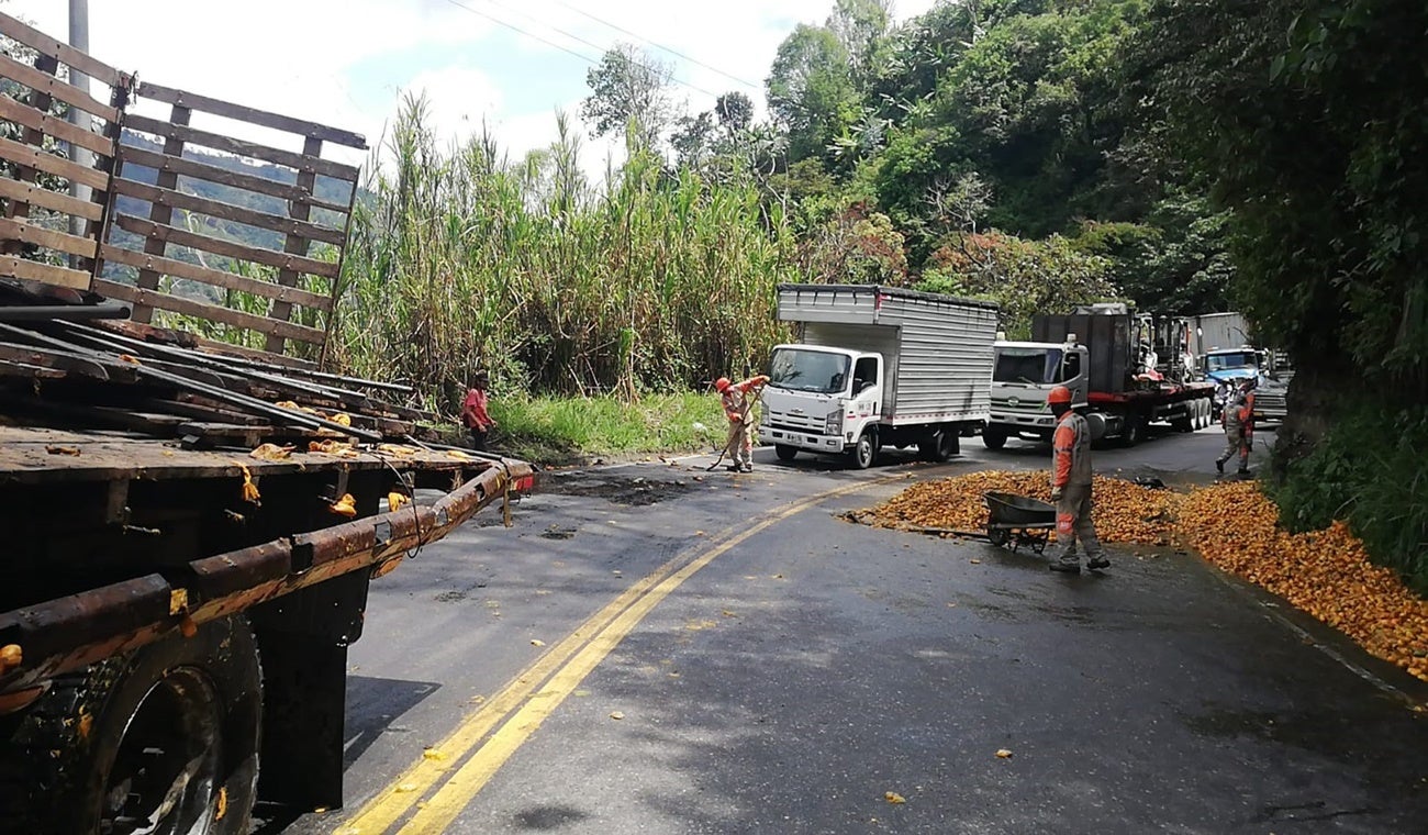 Congestión vehicular Cajamarca - Ibagué