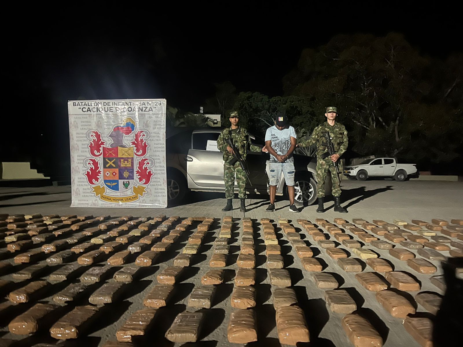 En La Plata, Huila incautan más de 800 kilos de marihuana provenientes del Cauca