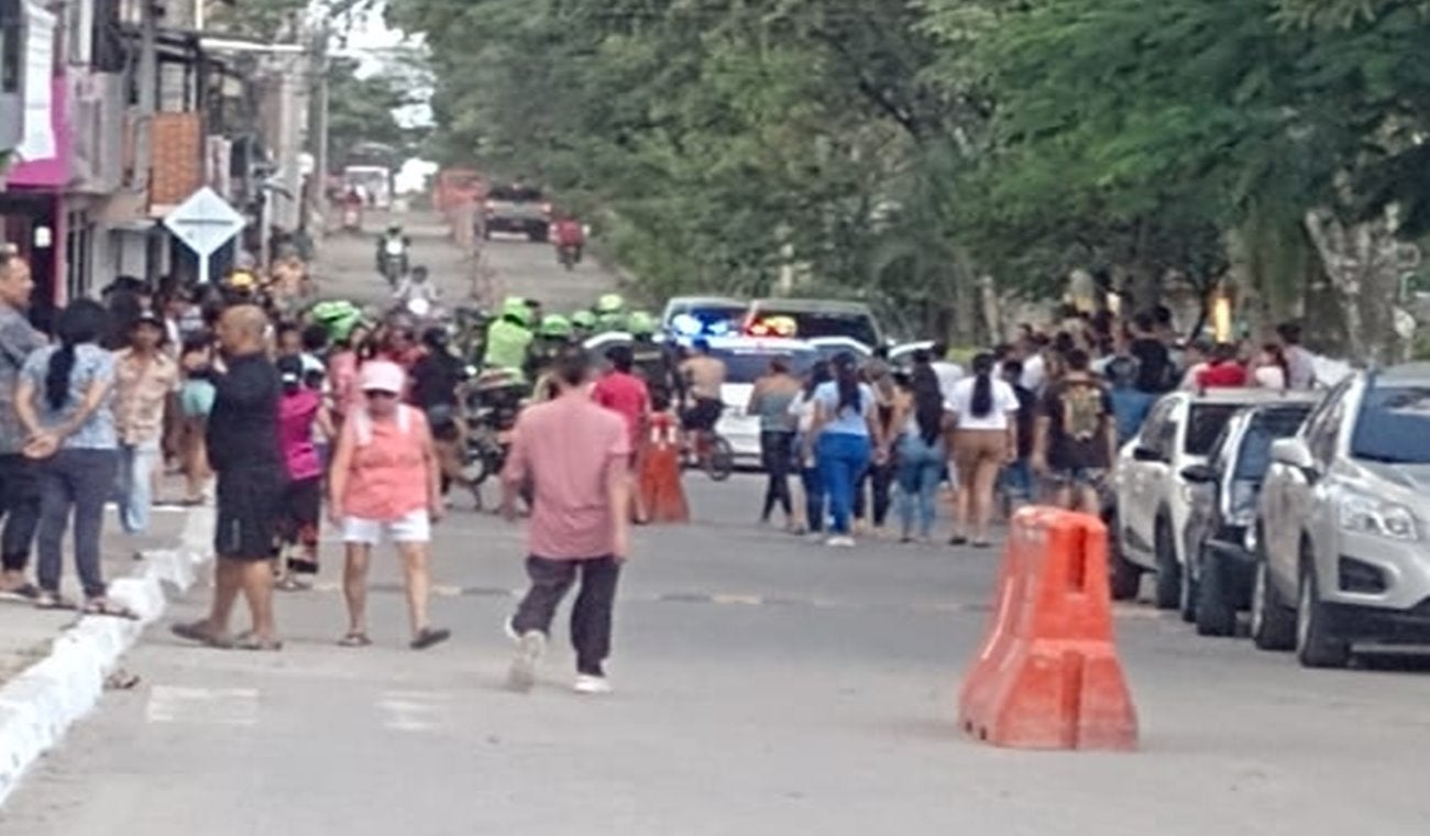 ¡De película! En medio de un intento de sicariato dos hombres resultaron heridos en la 3ª de la Simón Bolívar