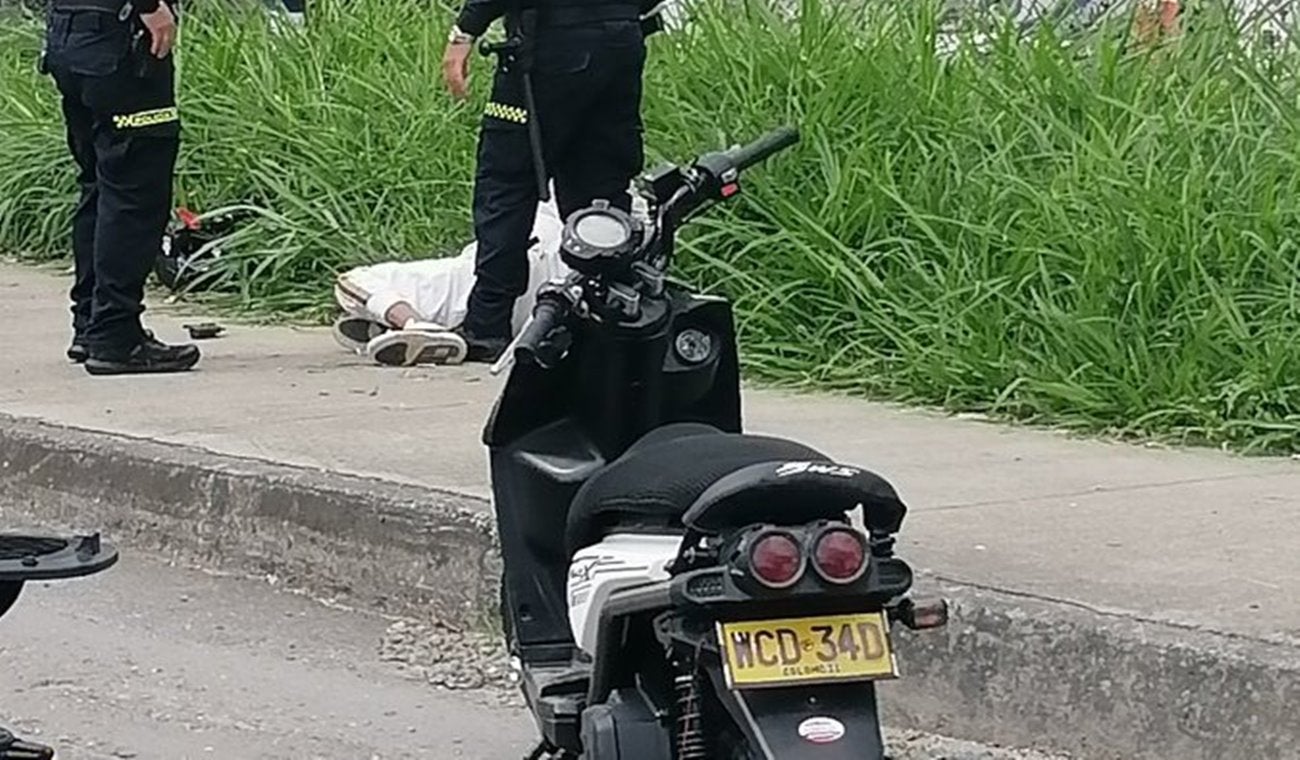 Frustraron atraco de motociclista armado a una mujer sobre la 60 con Mirolindo