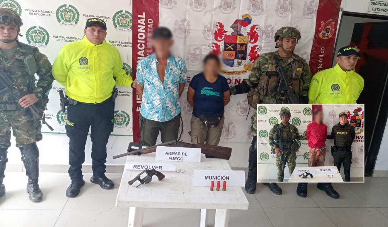 Ejército capturó a tres delincuentes involucrados en sicariatos al norte del Tolima