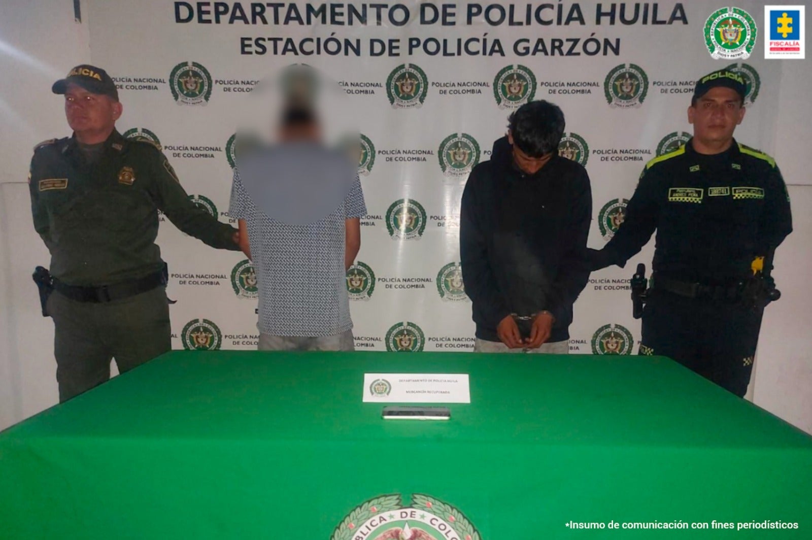 Al adulto le impusieron medida de aseguramiento carcelaria mientras que el joven que no aceptó responsabilidad alguna, deberá seguir compareciendo al proceso.