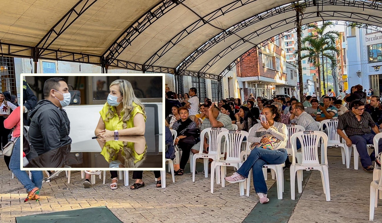 Jornada frente a la Alcaldía de Ibagué