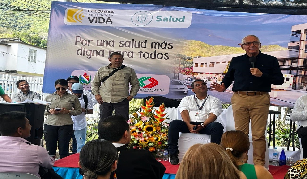 Ministro de Salud en el Tolima