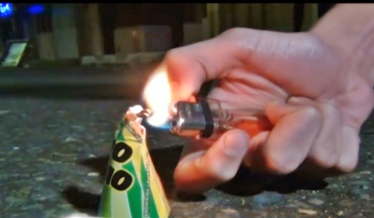 Uso de la pirotecnia