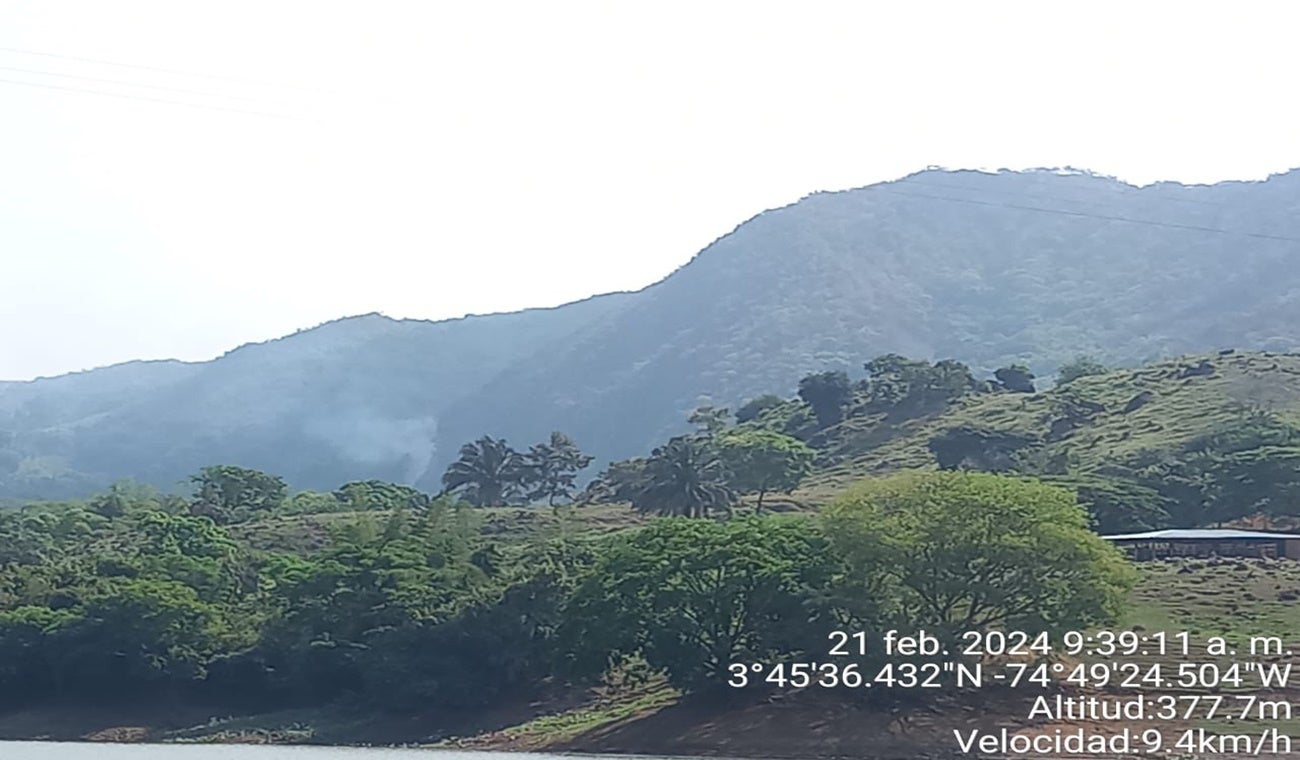 Incendio apagado en Prado