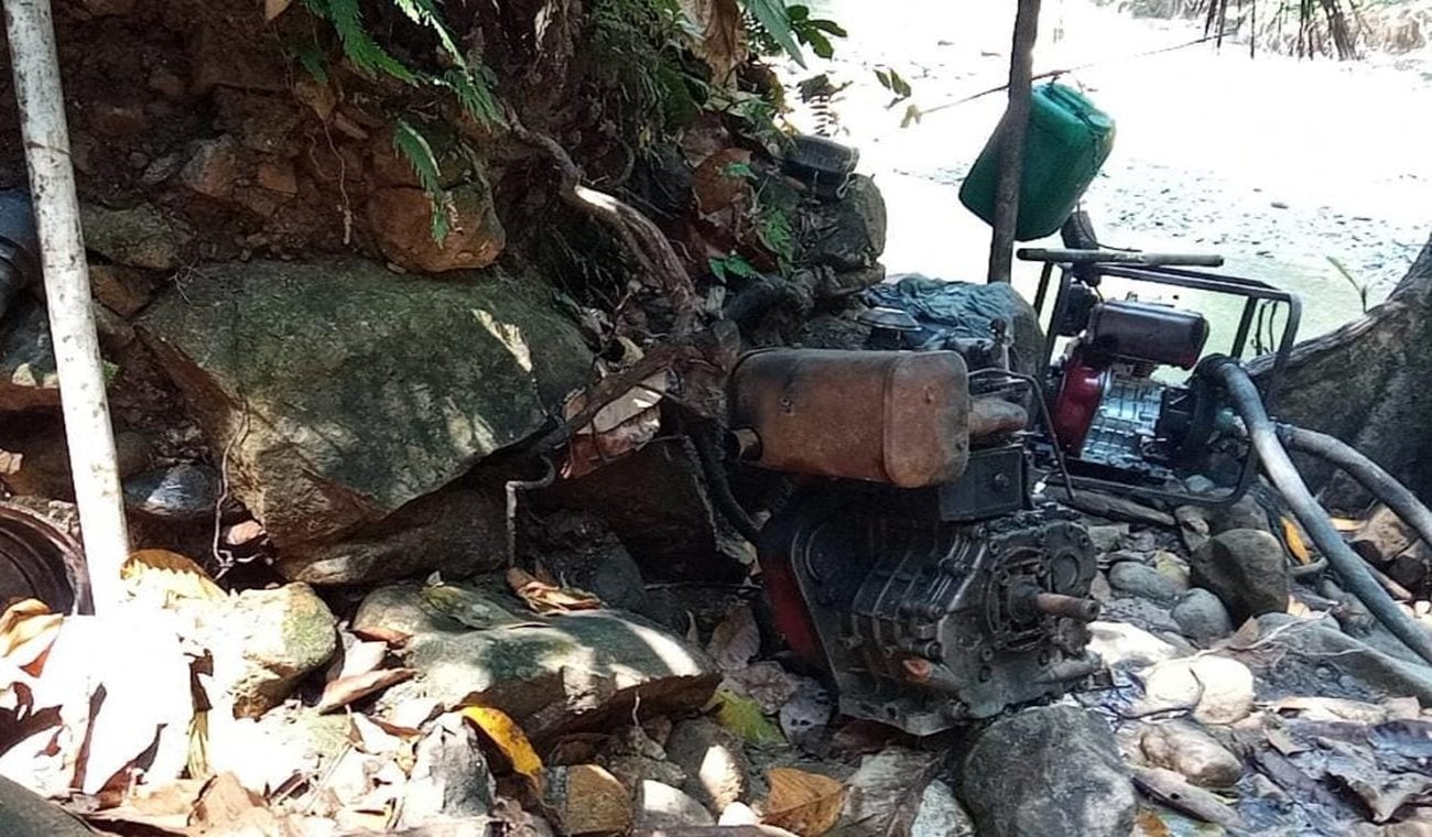 Duro golpe contra la minería ilegal en Chaparral