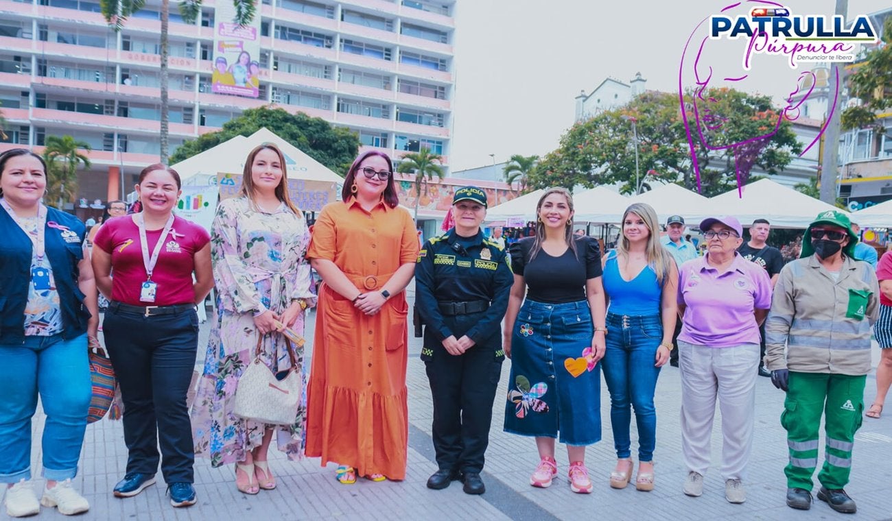 Autoridades buscan reducir la violencia de género con la 1ª Feria del Emprendimiento Púrpura en el Tolima