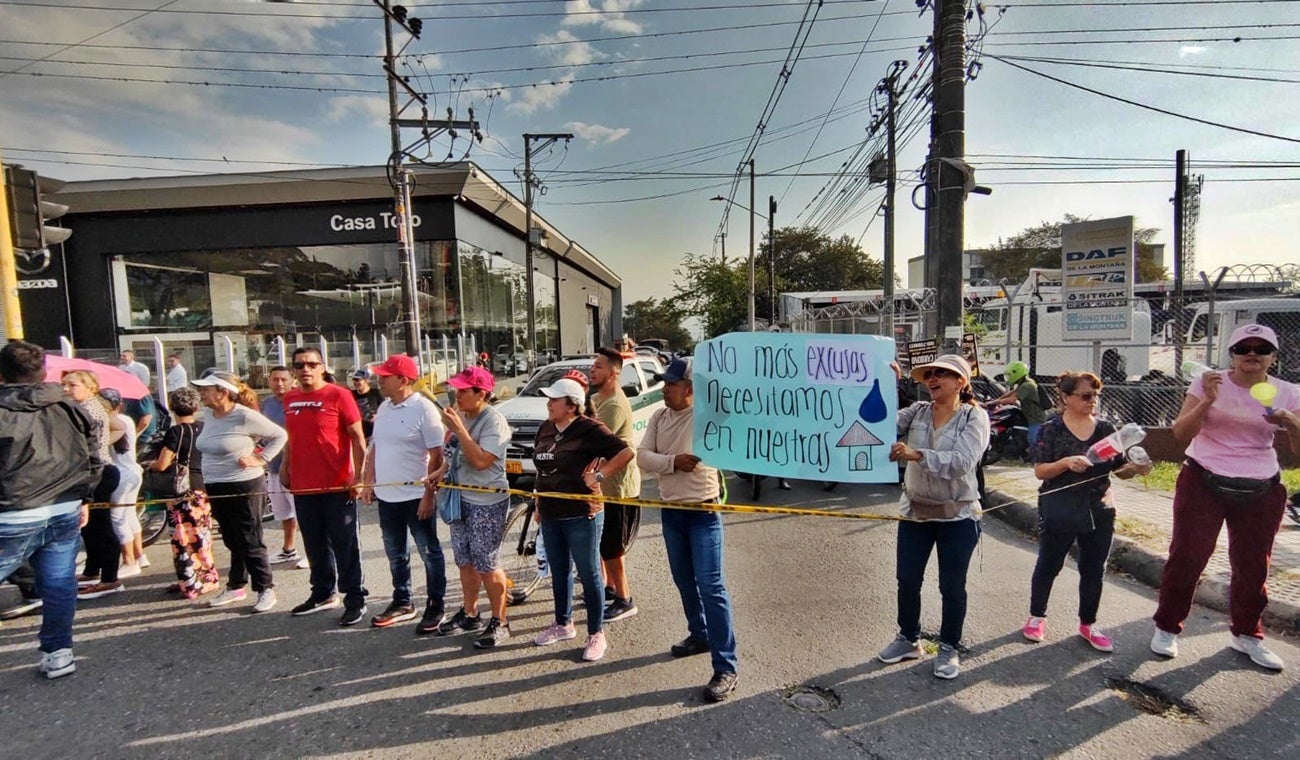 Protesta avenida Guabinal