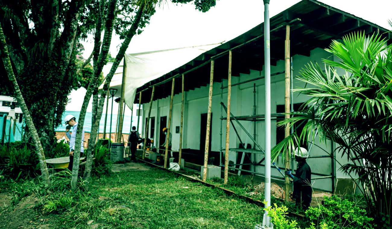 Obras casa del Alcaide Panóptico