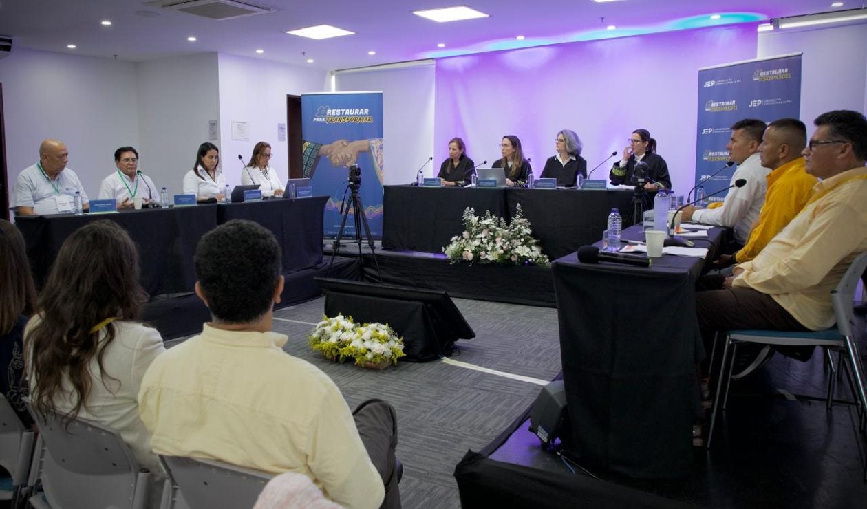 Audiencia Pública de Reconocimiento de la Verdad de la JEP en Ibagué.