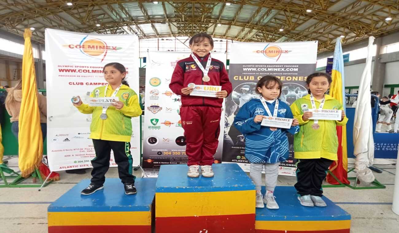 Dos preseas doradas ganó la esgrima del Tolima, en Copa Nacional.