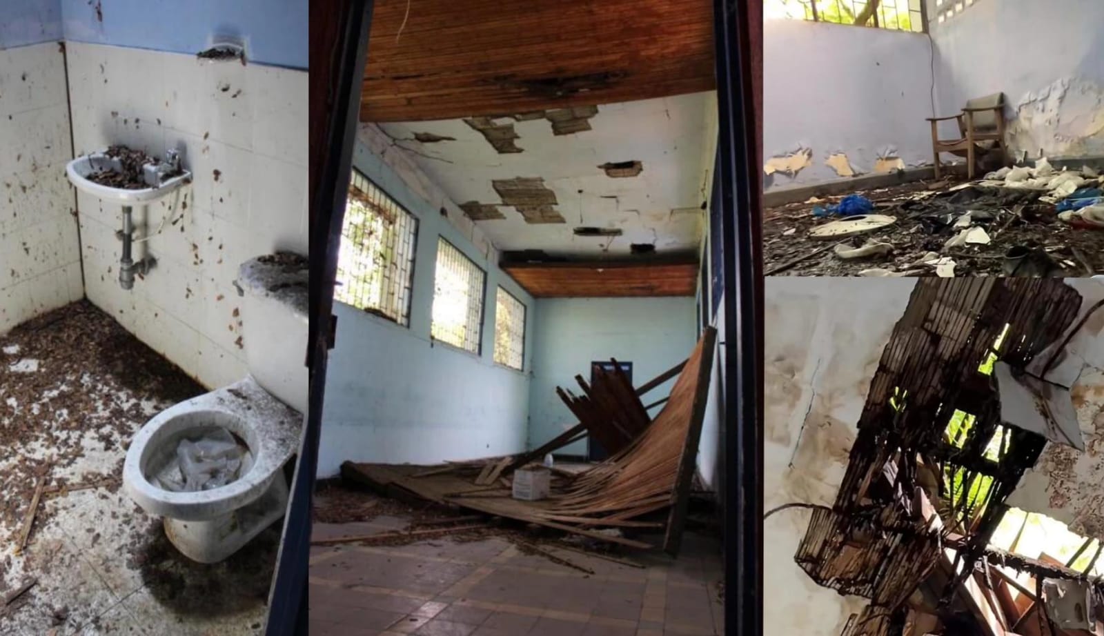 A pedazos se cae parte de la I.E Nacional Santa Librada de Neiva, patrimonio histórico y cultural de la nación