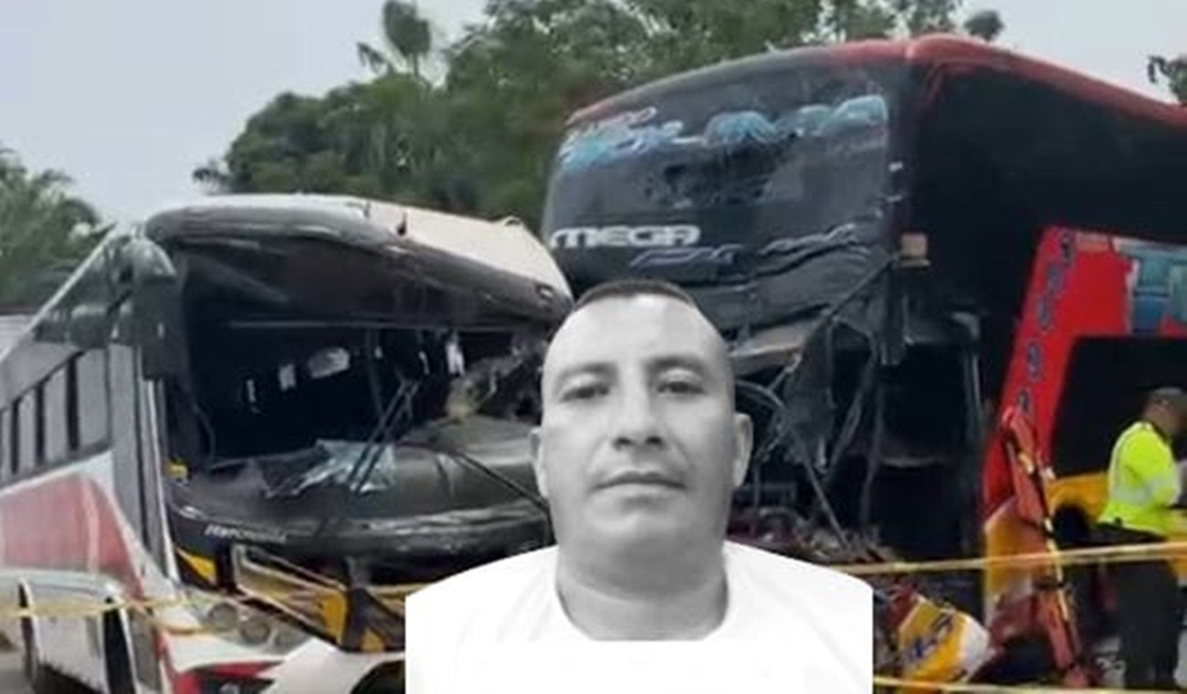 Ismael Lozano es el conductor de la Rápido Tolima que falleció tras chocar contra bus de la UT en La Dorada