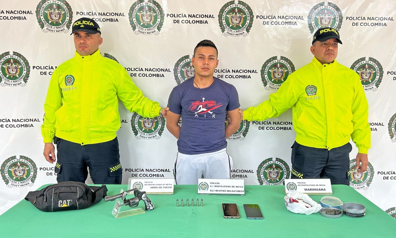 Sicario integrante del clan del golfo fue capturado en Neiva.