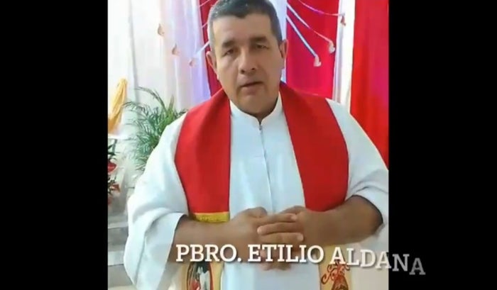 Párroco de Gualanday Etilio Aldana Lozano