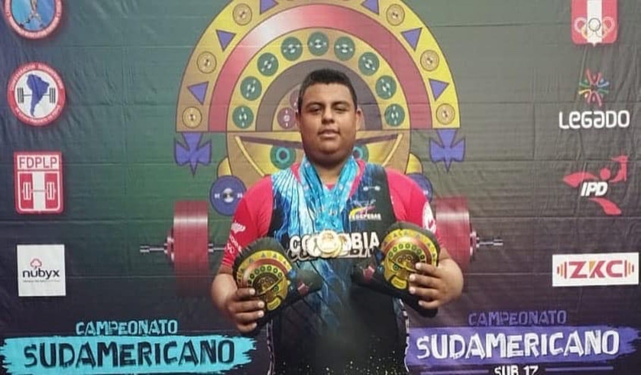 Ricardo Urrego, pesista tolimense en el Mundial Sub-17 de Lima