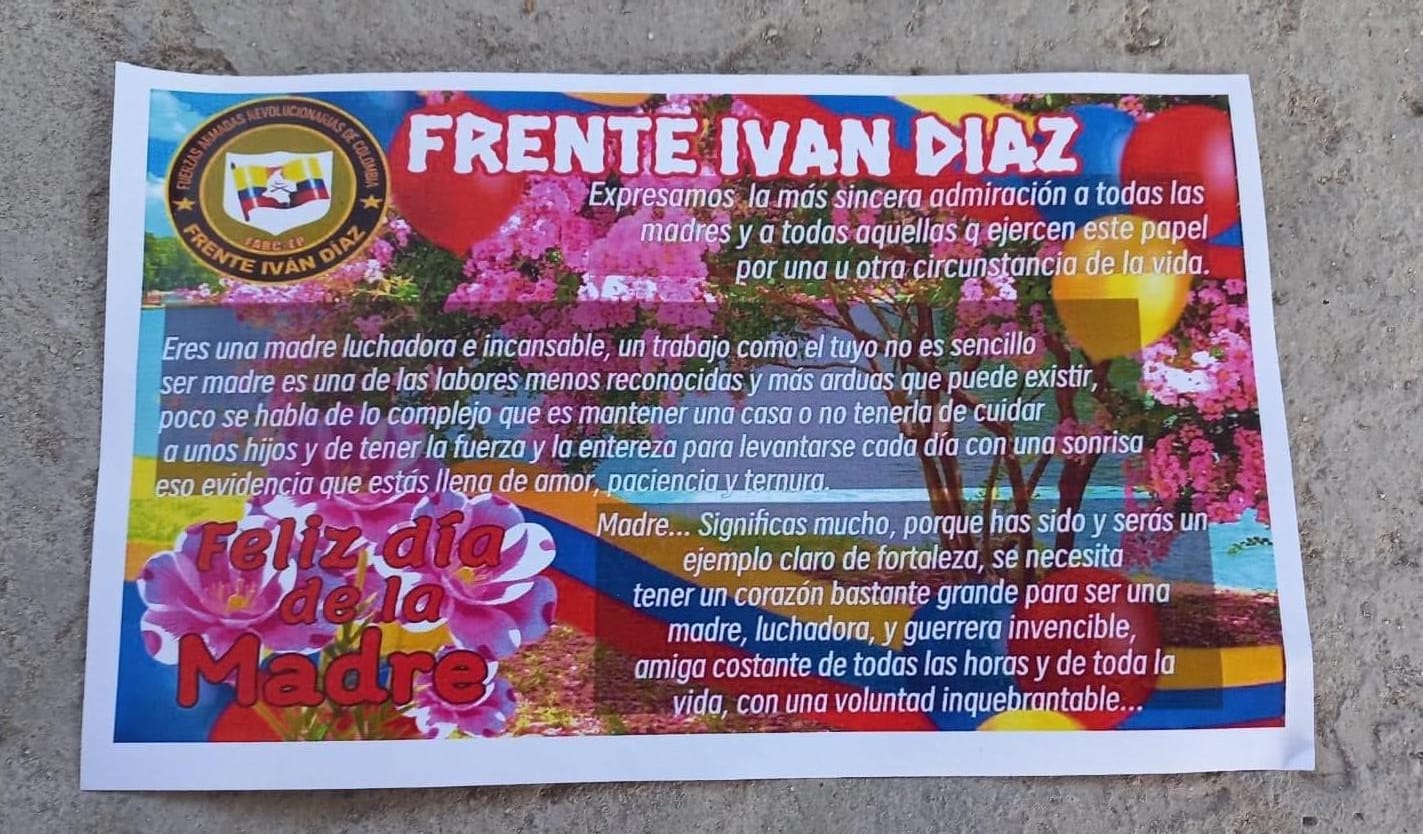 Volantes de día de la madre en Algeciras, Huila