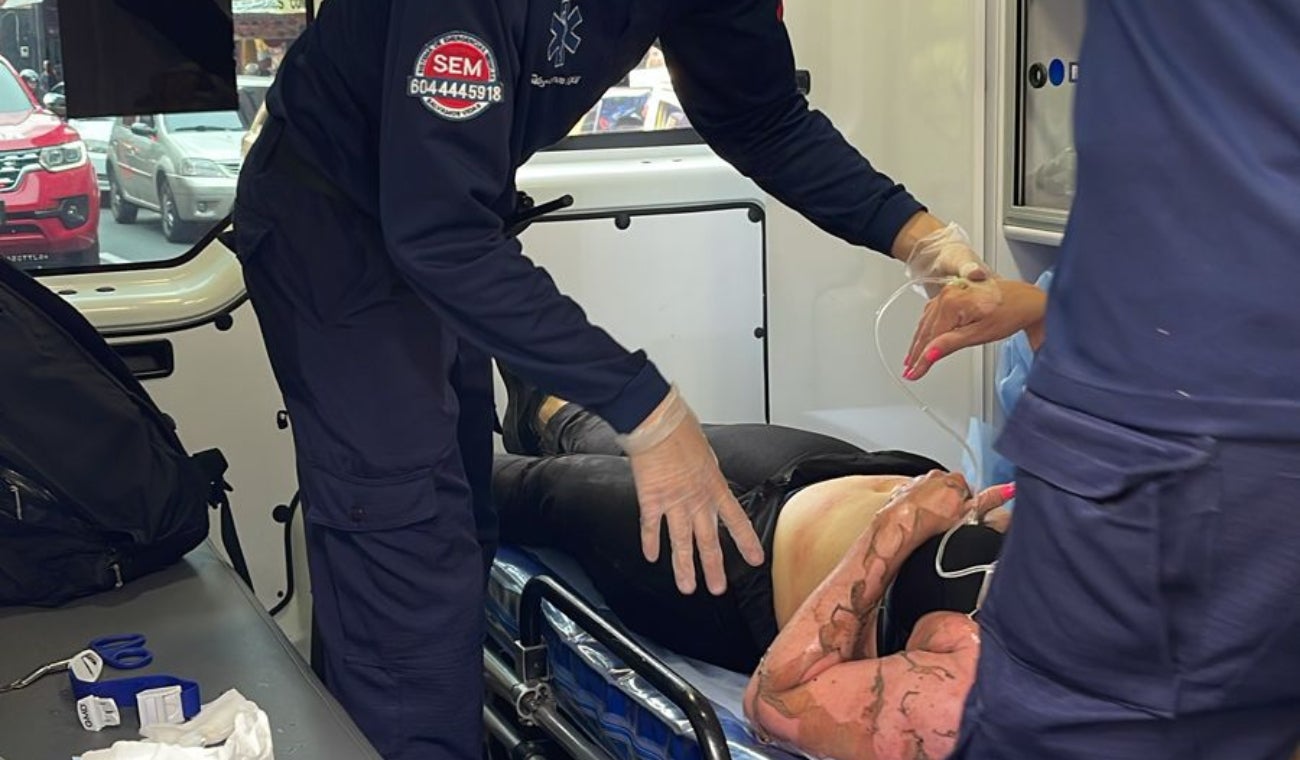 Tres empleados de un restaurante de Itagüí sufren quemaduras tras accidente con recipiente para buffet