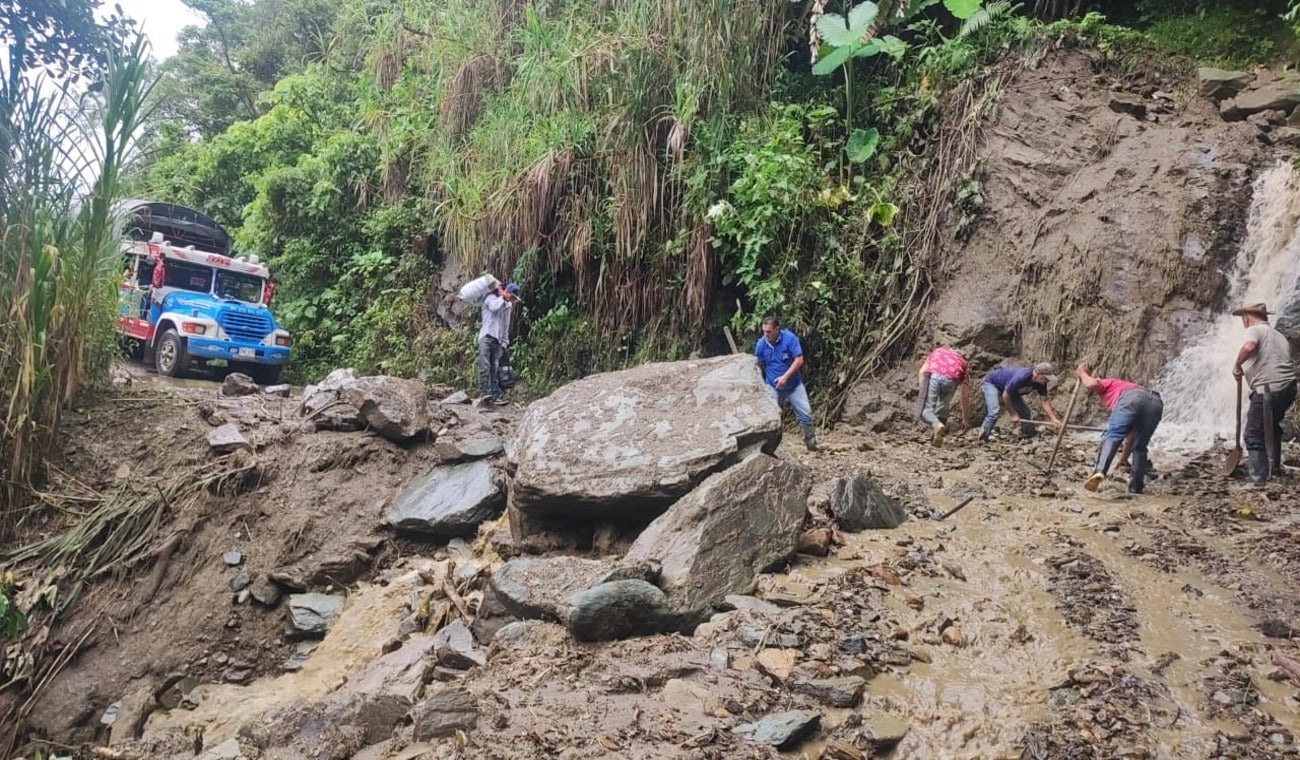 evacuación del Volcán Machín