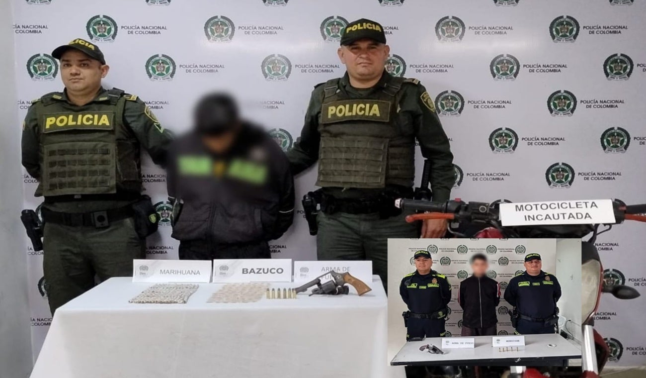 Capturaron a tres sujetos armados en los barrios La Cartagena y El Limón