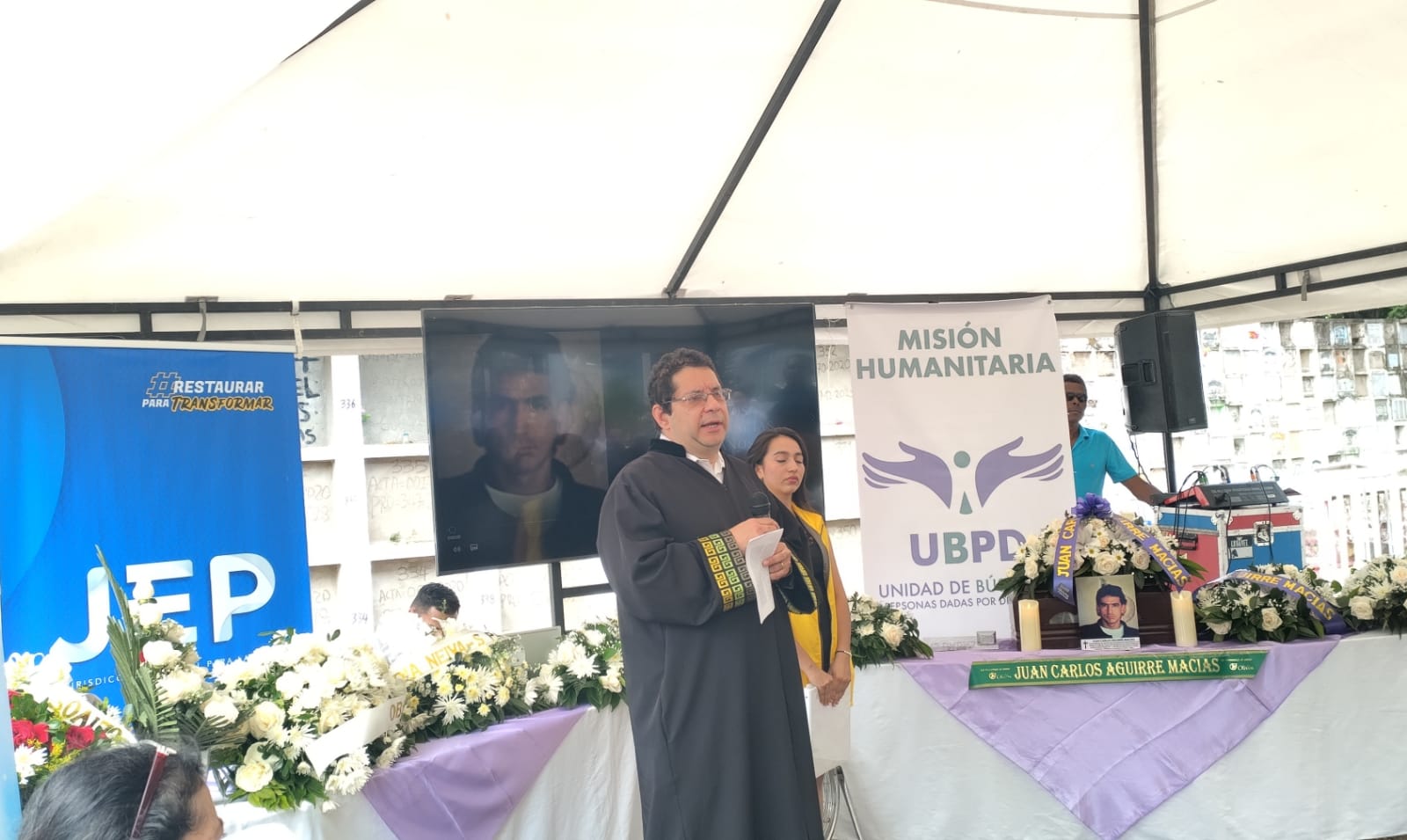 Raúl Sánchez, magistrado de la JEP