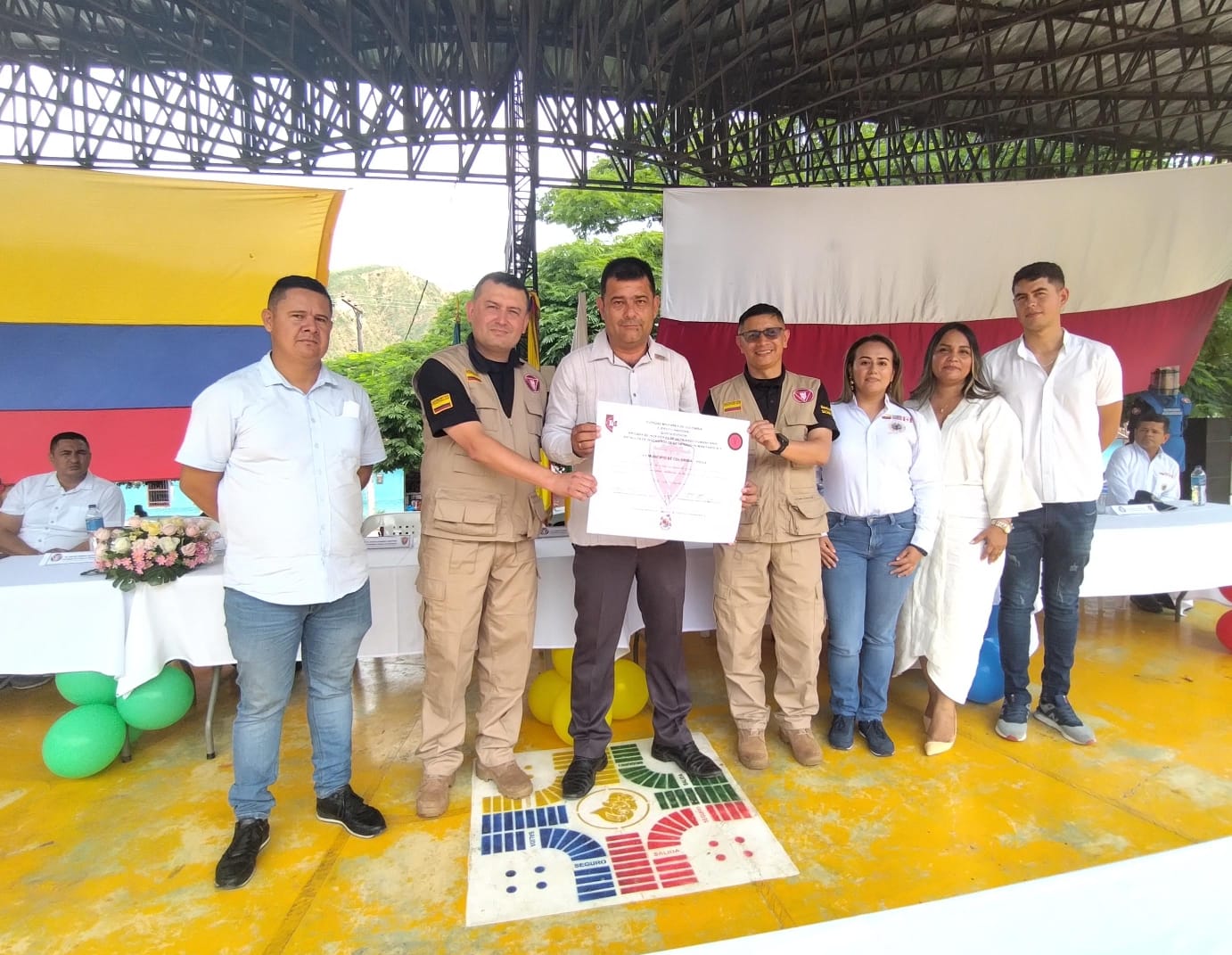 Colombia, Huila, libre de minas antipersona