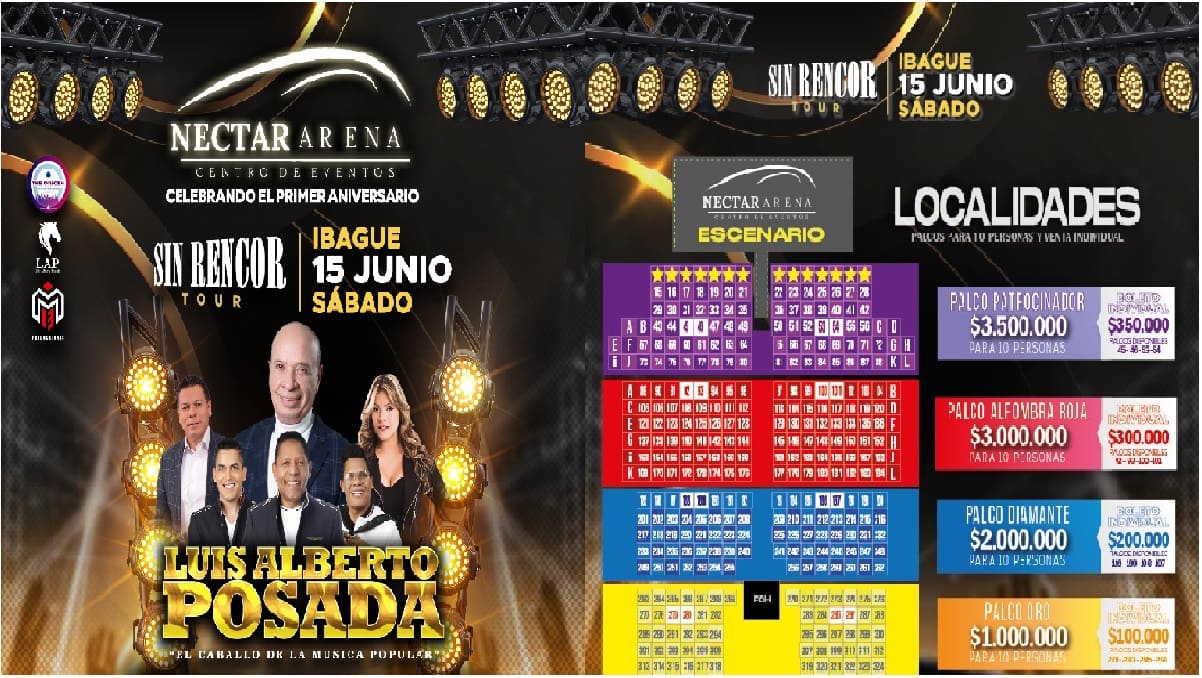 concierto nectar arena 2024