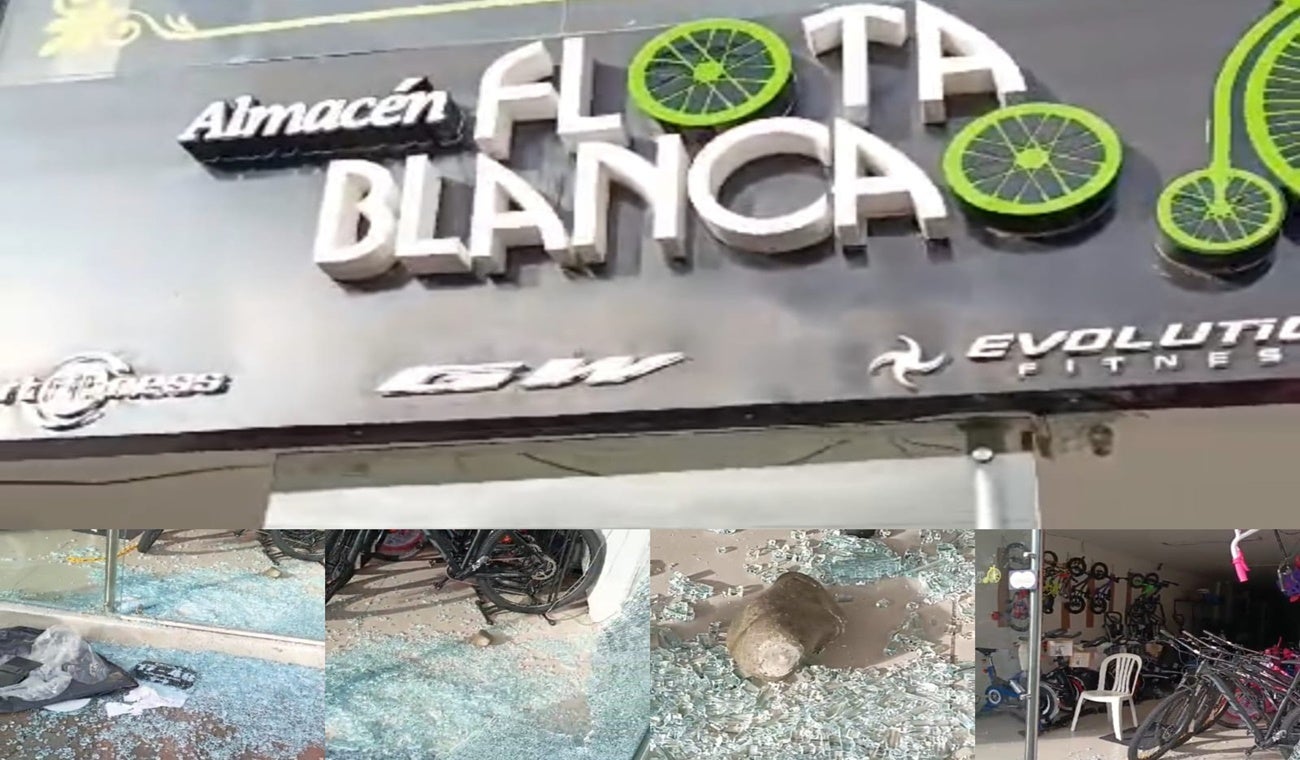 Robo en Flota Blanca de Ibagué: Delincuente rompe vidrio y sustrae bicicleta