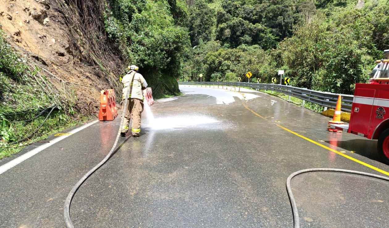 Fue habilitada la vía entre Ibagué y el Alto de La Línea.