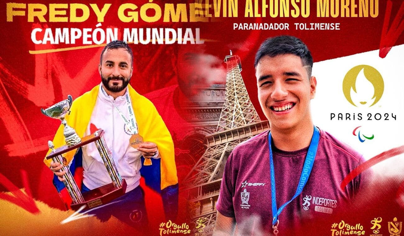 Tolimenses clasificados a los Juegos Paralímpicos de París 2024