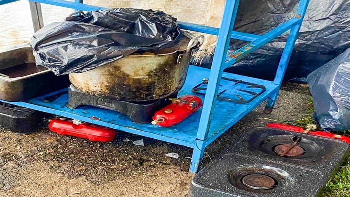 Tamales en mal estado